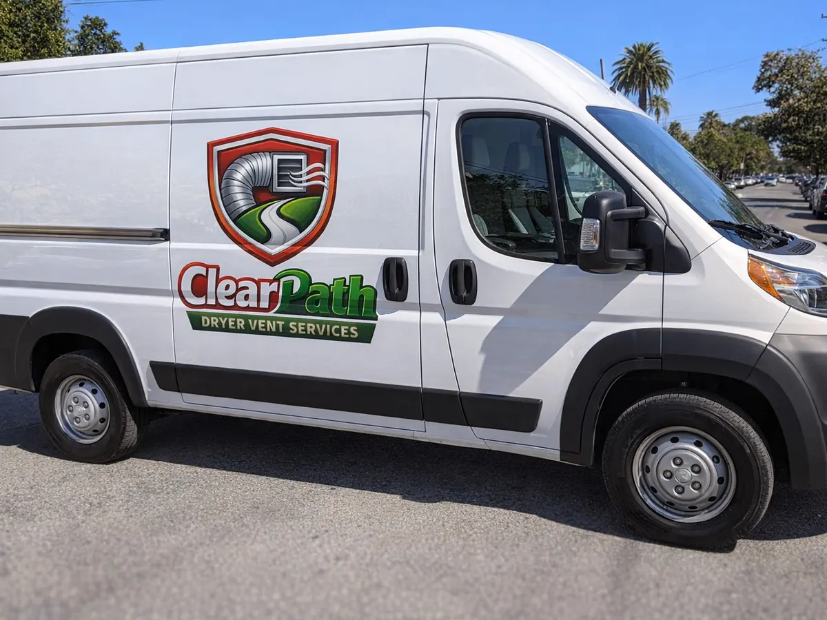 Service van arriving on a Studio City, CA street — local same-day coverage