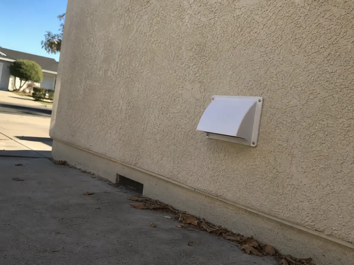 Clear dryer vent hood back in service — completed job in Studio City, CA